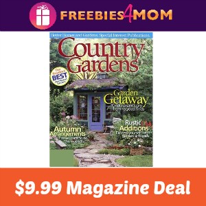 Magazine Deal: Country Gardens $9.99