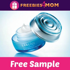 Free Sample Laneige Water Bank Moisture Cream