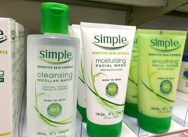 Simple Sensitive Skin Experts products