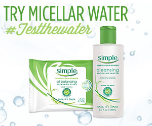 Try Simple Micellar Water #TestTheWater