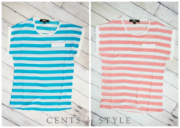 Striped Spring Blouse $10.95 + Free Shipping