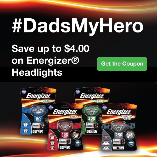 Energizer® Headlights Coupon for Father’s Day!