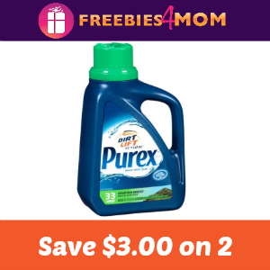 Coupon: Save $3.00 off 2 Purex Detergent