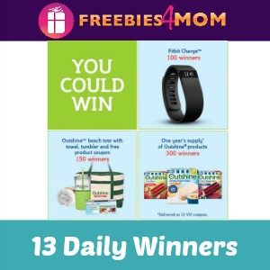 Sweeps Outshine Your Snack (13 Daily Winners) 