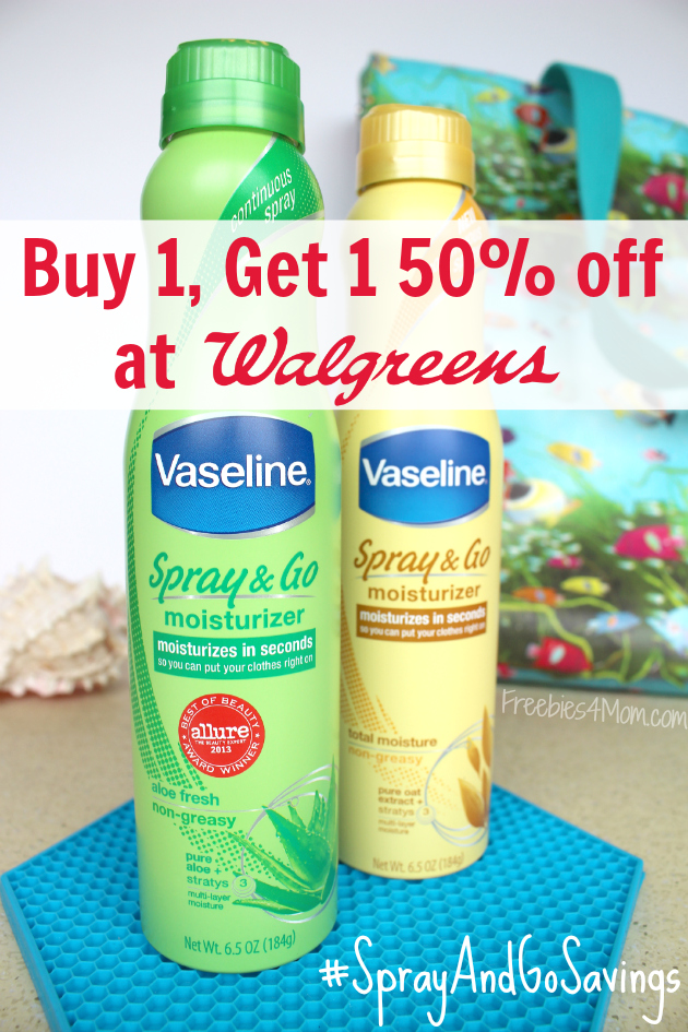 Vaseline Spray & Go Deal at Walgreens