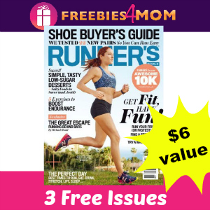 Free Runner's World Magazine (3 issues, $6 value)