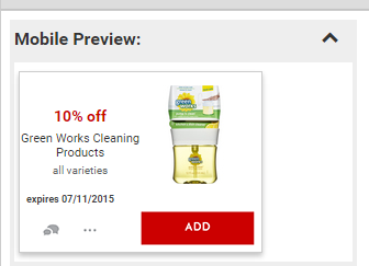Green Works Cleaning Products Cartwheel Offer at Target