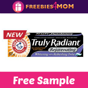 Free Sample Arm & Hammer Toothpaste