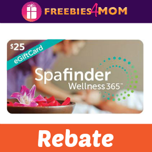 Rebate: Free $25 Spafinder.com Gift Card