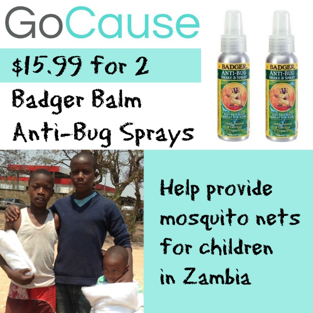 GoCause Deal: $15.99 for 2 Badger Balm Anti-Bug Sprays