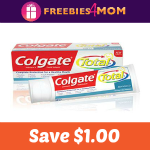 Coupon: $1.00 off any Colgate Toothpaste