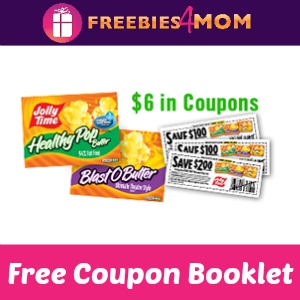 Free Jolly Time Pop Corn Coupon Booklet