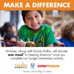 *Expired* Donate 4 Free: One Meal to Feeding America plus Family Dollar ...