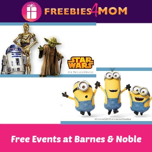 Free Minion & Star Wars Fun at Barnes & Noble