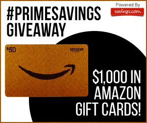 Amazon PrimeSavings Giveaway