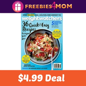 Magazine Deal: Weight Watchers $4.99