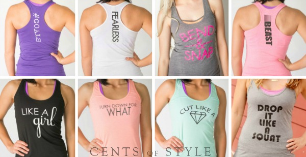 $12.95 Workout Tanks (+ Necklace Deal)