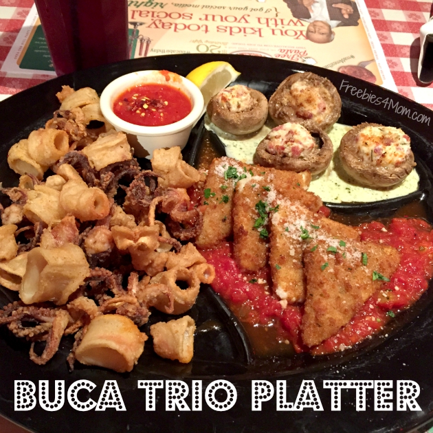 Buca Trio Platter Appetizer at Buca di Beppo