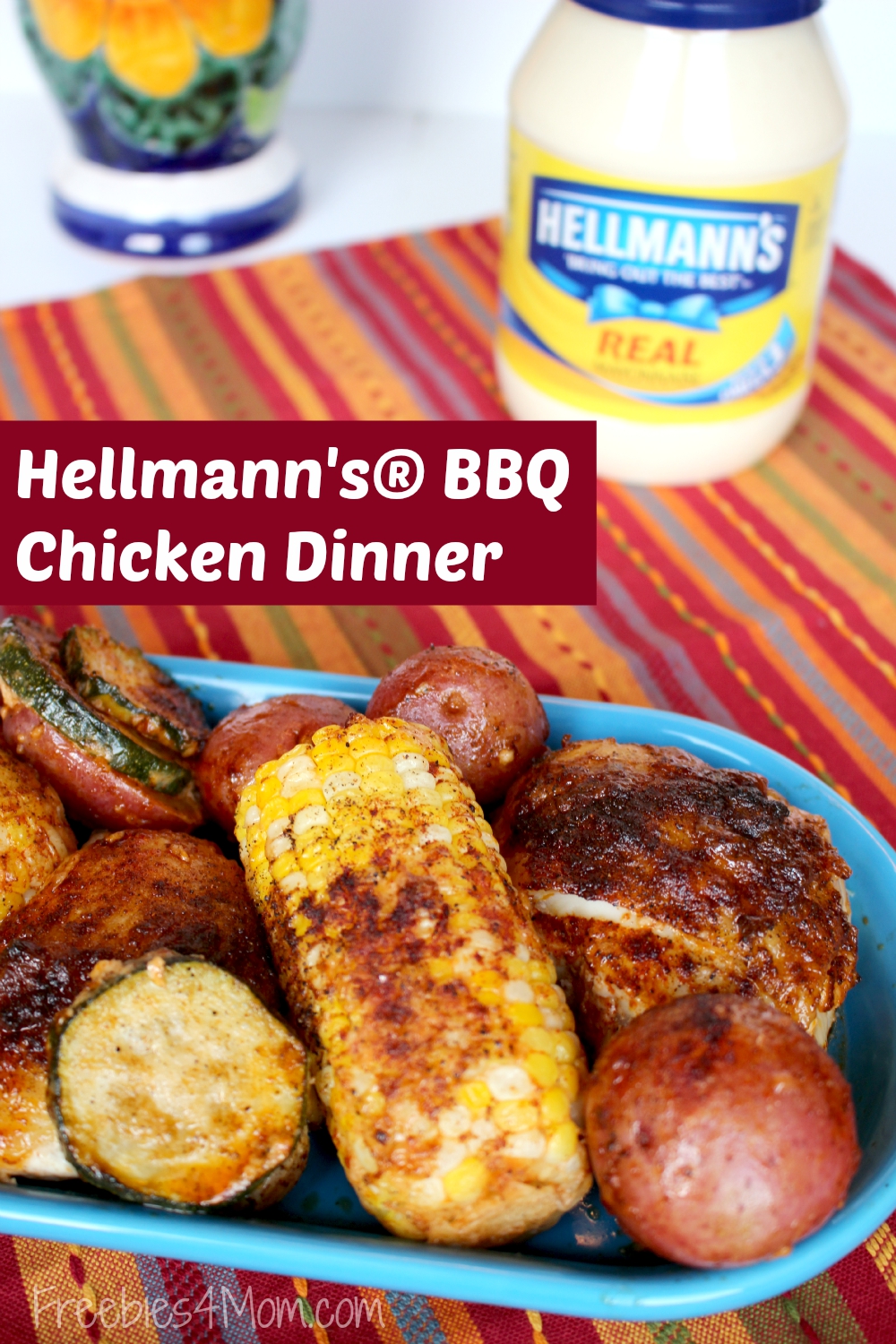 Hellmann's® BBQ Chicken Dinner Recipe ~ One Pot Meals