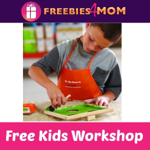 Free Kids Workshop at Home Depot Sept. 5
