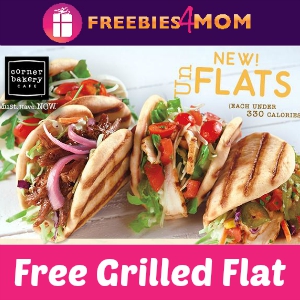Free Grilled Flat at Corner Bakery Cafe