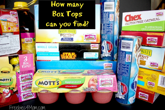 How many Box Tops can you find in this photo?