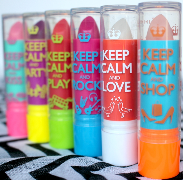 Keep Calm and Lip Balm six tints available at Walmart