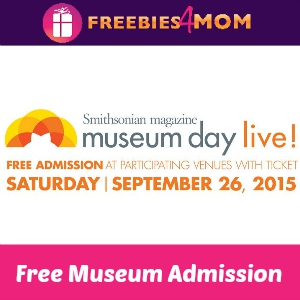 Free Museum Admission Sept. 26
