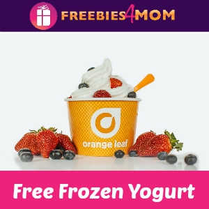Free Frozen Yogurt for Kids at Orange Leaf