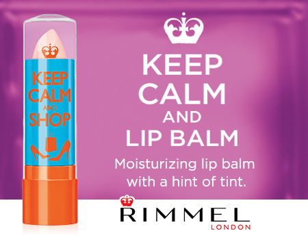 Keep Calm and Shop lip balm by Rimmel