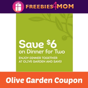 $6 Off Dinner for Two at Olive Garden