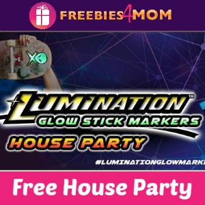 Free Lumination Glow Stick Markers House Party