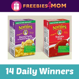 Sweeps Annie's Soup (14 Daily Winners)