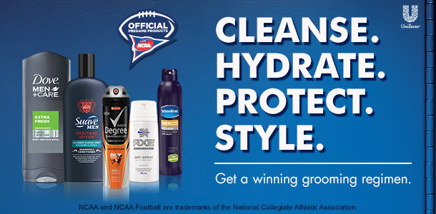 NCAA Men's Grooming products at Walmart #GetGameReady