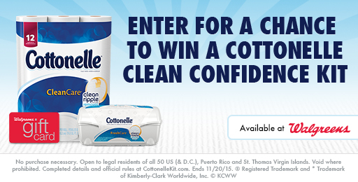 Cottonelle® Clean Confidence Sweepstakes