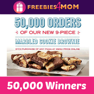 Free Domino's Marbled Cookie Brownie