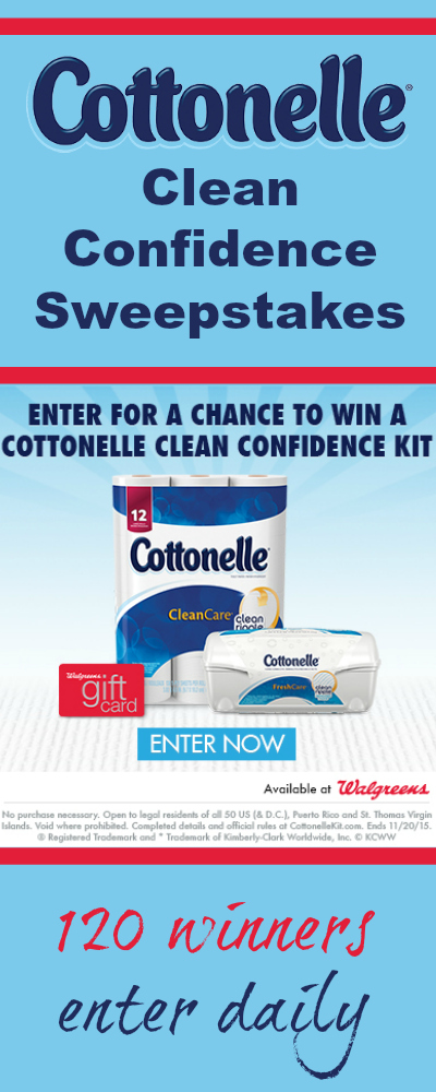 Cottonelle® Clean Confidence Sweepstakes