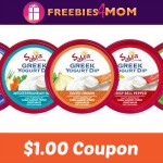 *Expired* Coupon: $1.00 off Sabra Greek Yogurt Dip - Freebies 4 Mom