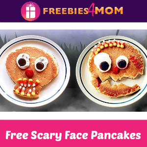 Free Scary Face Pancake for Kids at IHOP Oct. 30