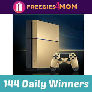 Sweeps Win a Limited Edition Gold PlayStation®4 