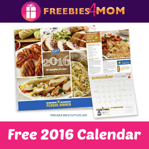 Free 2016 Calendar from Perdue