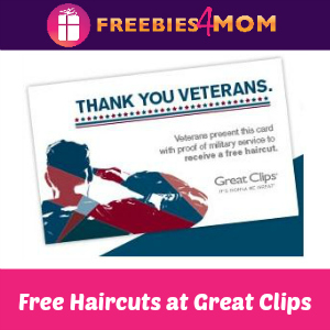 Free Haircuts for Veterans at Great Clips