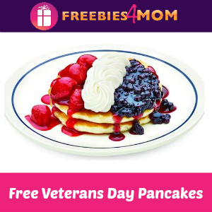 Free Pancakes for Veterans Day at IHOP