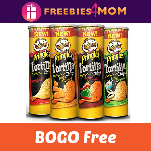 Coupon BOGO Free Pringles Tortilla Can