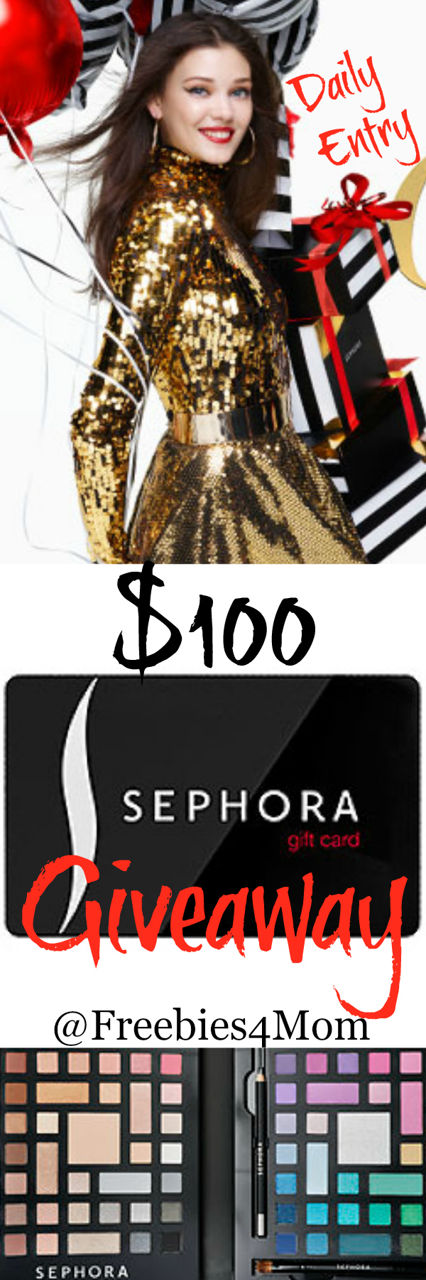 $100 Sephora Gift Card Giveaway