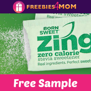 Free Sample Zing™ Zero Calorie Stevia Sweetener