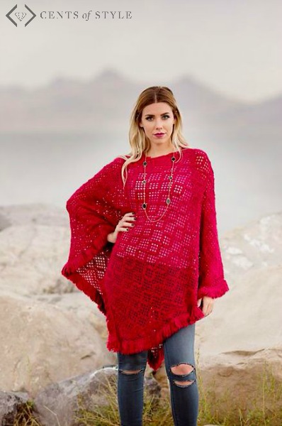 Ponchos $14.95 at Cents of Style