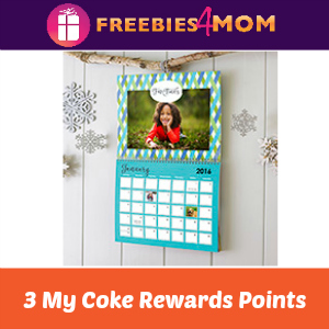 Shutterfly Calendar for 3 My Coke Rewards Points