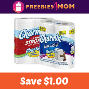 $1.00 off one Charmin Ultra Soft or Strong
