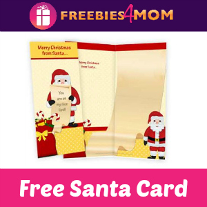 Free Santa Card *First 3,000*